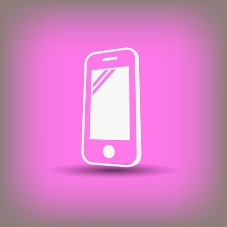 Pictograph of mobile. Vector concept illustration for design.のイラスト素材