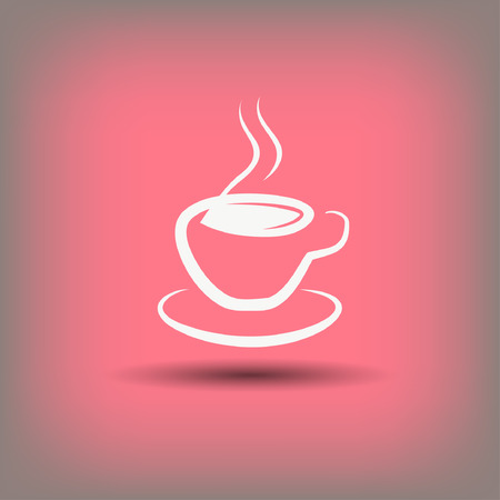 Pictograph of cup. Vector concept illustration for design.のイラスト素材