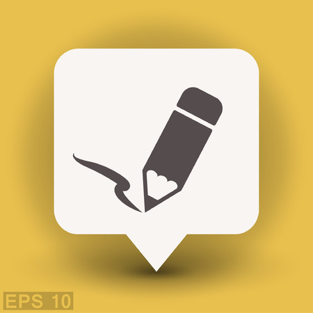 Pictograph of note. Vector concept illustration for design.のイラスト素材