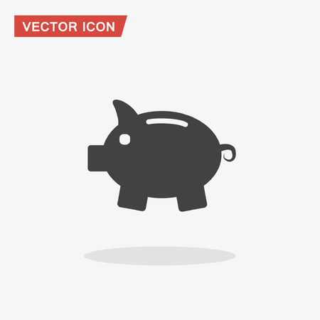 Pictograph of moneybox. Vector concept illustration for design. Eps 10のイラスト素材