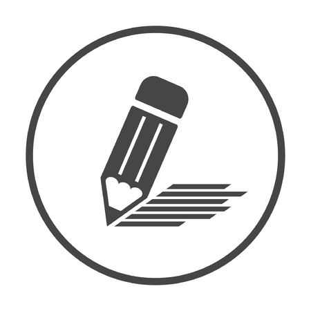 Pictograph of note. Vector concept illustration for design. Eps 10のイラスト素材