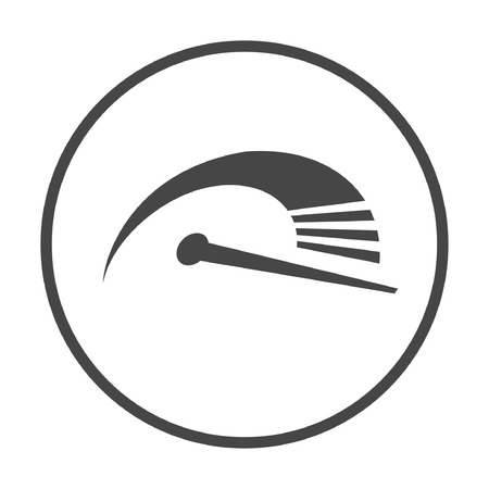 Pictograph of speedometer. Vector concept illustration for design. Eps 10のイラスト素材