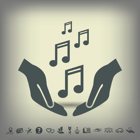 Pictograph of musicのイラスト素材
