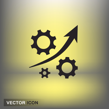 Pictograph of gearのイラスト素材