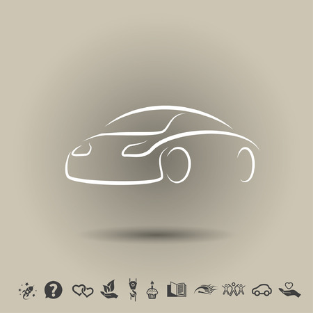 Pictograph of carのイラスト素材