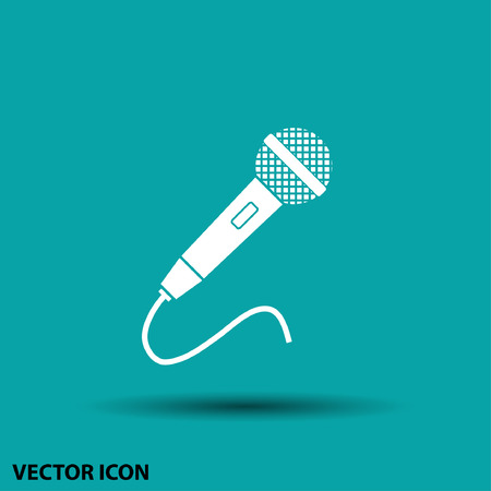 Microphone iconのイラスト素材