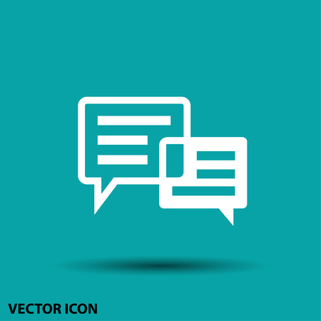 Pictograph of message or chatのイラスト素材