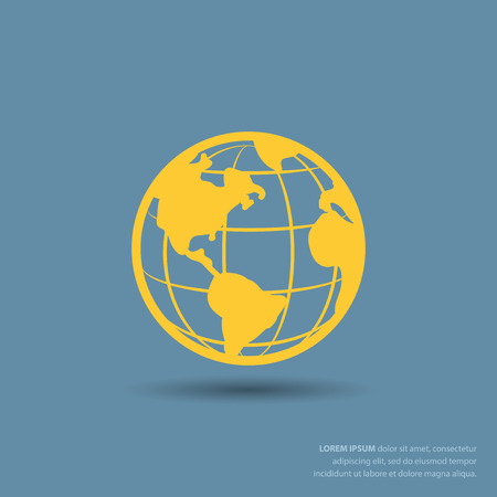 Pictograph of globeのイラスト素材