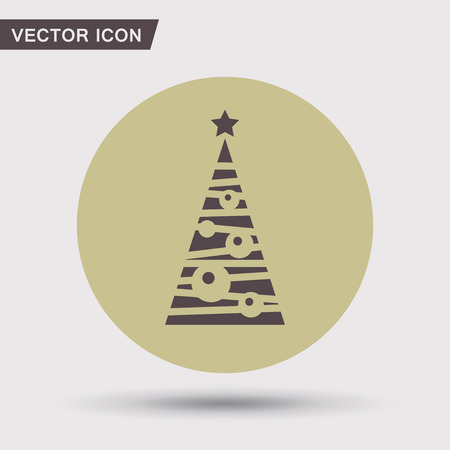 Pictograph of christmas treeのイラスト素材