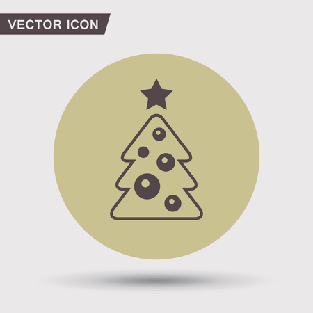 Pictograph of christmas treeのイラスト素材