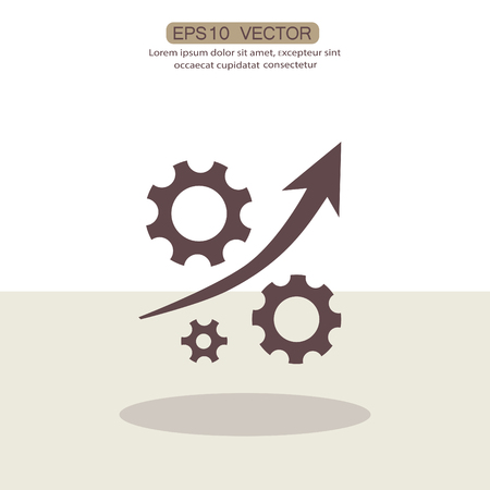 Pictograph of gearのイラスト素材