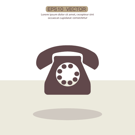Pictograph of phone. Vector concept illustration for design.のイラスト素材