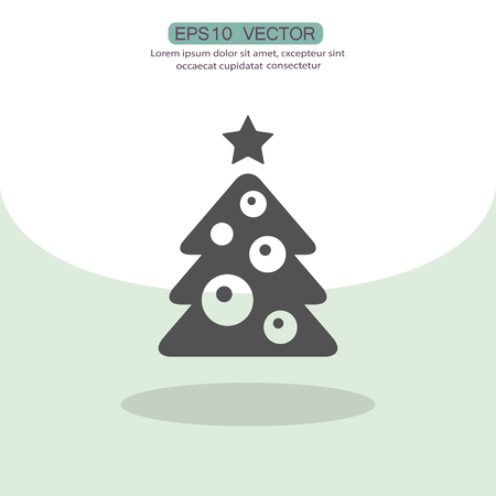 Pictograph of christmas treeのイラスト素材
