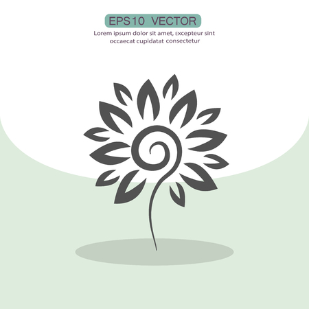 Pictograph of flowerのイラスト素材