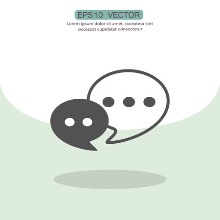 Pictograph of message or chatのイラスト素材