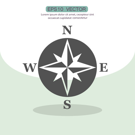 Pictograph of compassのイラスト素材