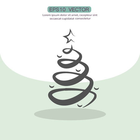 Pictograph of christmas treeのイラスト素材