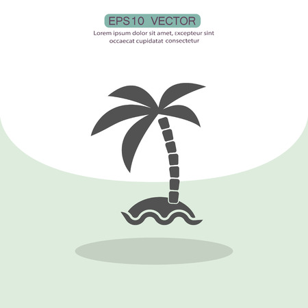 Pictograph of islandのイラスト素材