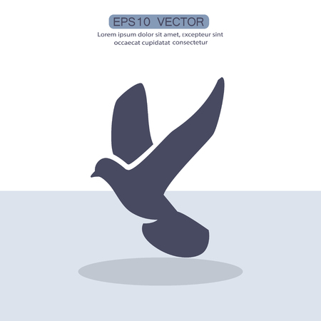 Pictograph of birdのイラスト素材