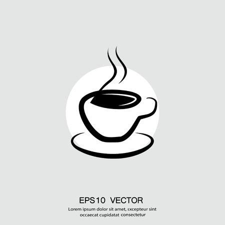 Pictograph of cup. Vector concept illustration for design. Eps 10のイラスト素材