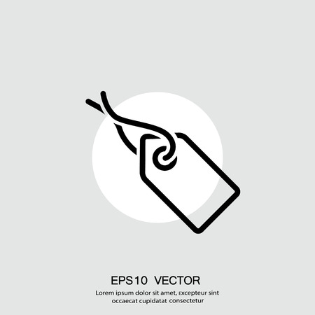 Pictograph of tag. Vector concept illustration for design. Eps 10のイラスト素材