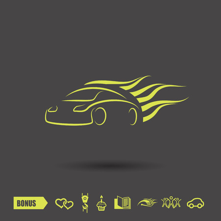 Pictograph of carのイラスト素材