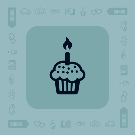 Pictograph of cakeのイラスト素材