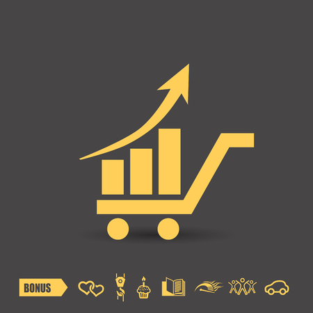 Pictograph of graphのイラスト素材