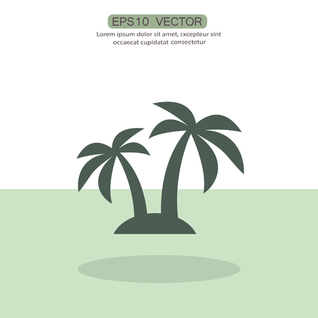 Pictograph of islandのイラスト素材