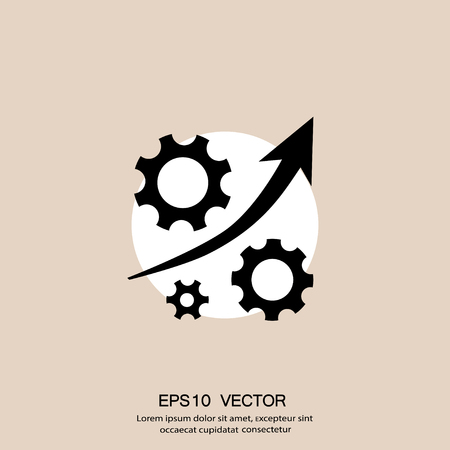 Pictograph of gearのイラスト素材