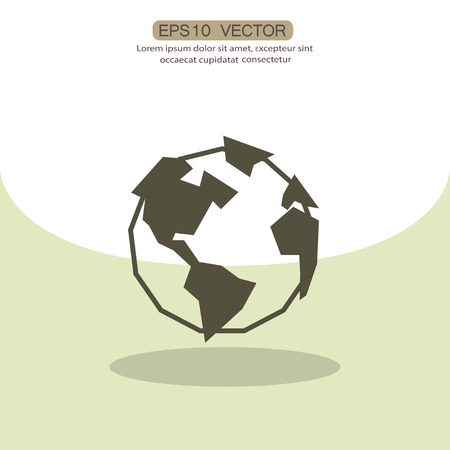 Pictograph of globeのイラスト素材