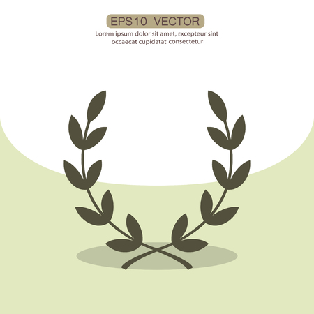 Pictograph of laurel wreathのイラスト素材