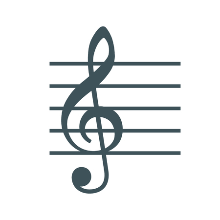 Pictograph of music keyのイラスト素材