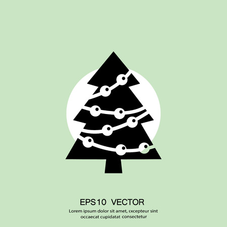 Pictograph of christmas treeのイラスト素材