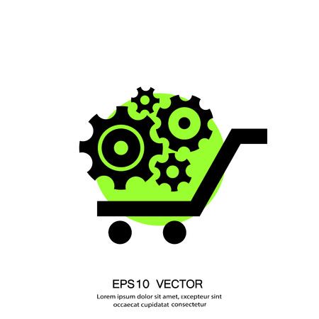 Pictograph of gearのイラスト素材