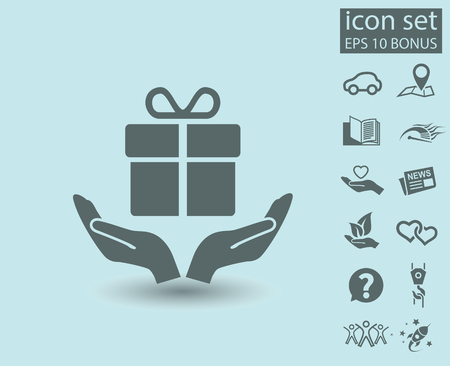 Pictograph of giftのイラスト素材