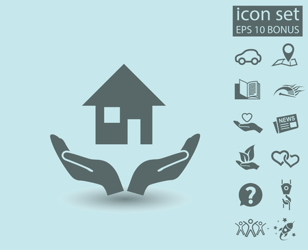 Pictograph of homeのイラスト素材