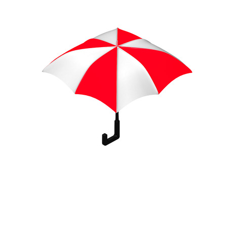 Umbrella Icon Isolated on Whiteの写真素材