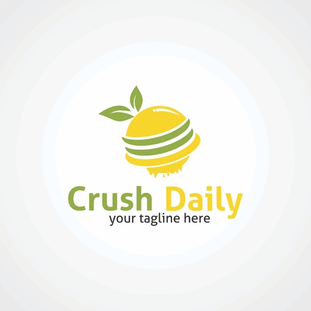 crush daily logo vector, icon, element, and template for companyのイラスト素材