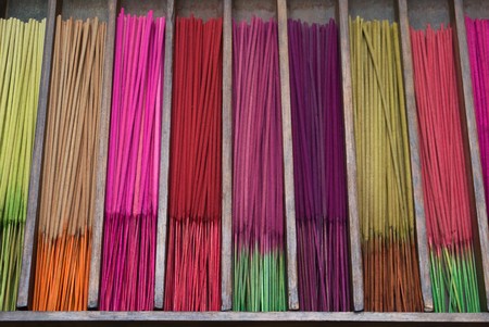 Incense sticks sold in casesの写真素材