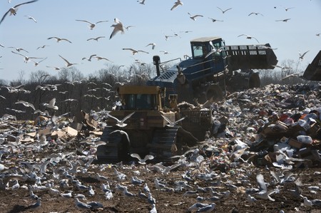A landfill in the US