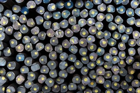 Abstract background effect with metal rods cutの写真素材