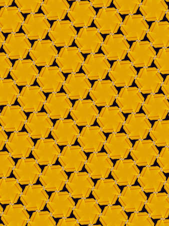 Mosaic geometric yellow digital backgroundの素材