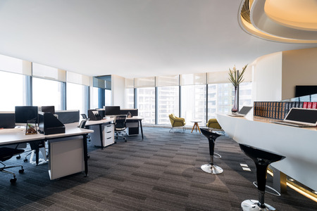 Fashion and modern office interiors, Modern open space officeのeditorial素材