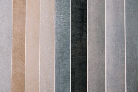 Tiles in different colors. ceramic tile shopの写真素材