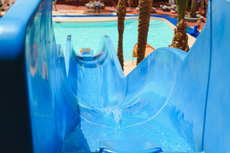 water slides at the water park