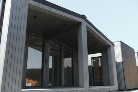 a new modular house for a small office.