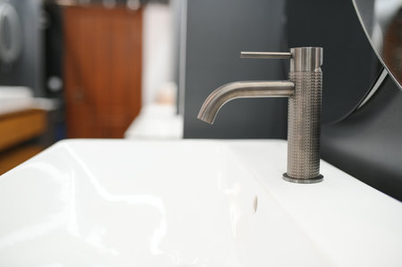 new faucet in plumbing shop.の写真素材