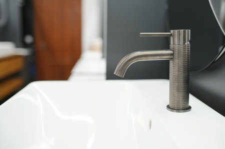 new faucet in plumbing shop.の写真素材