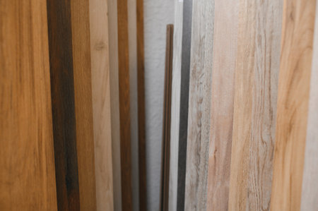 Large assortment of floor tiles or a selection at a hardware store. Repair material.の写真素材
